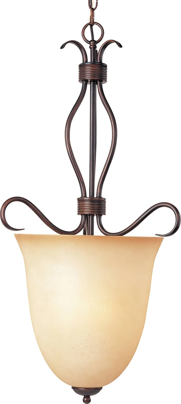 Maxim 10130WSOI Basix 2-Light Entry Foyer Pendant - Oil Rubbed Bronze