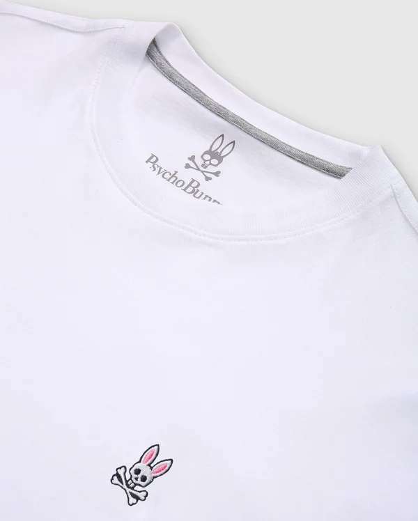 Psycho Bunny Classic Crew Neck T Shirt White