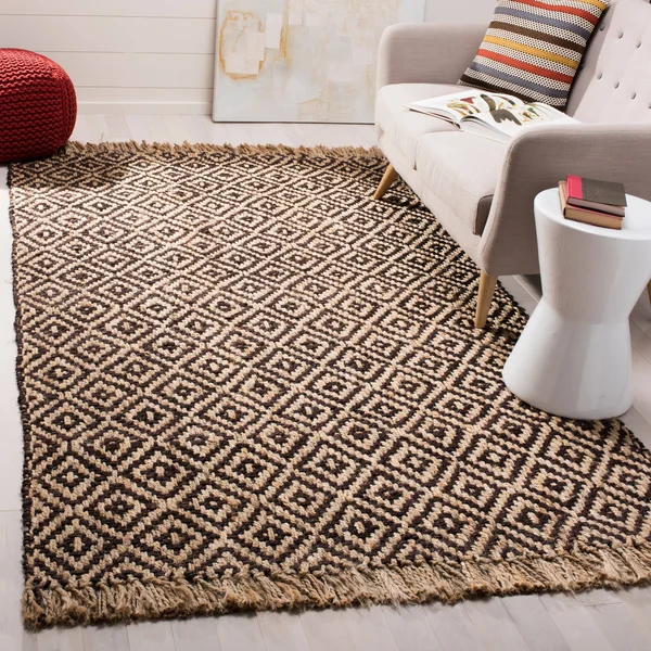 Safavieh Natural Fiber NF266E 8&0x22 x 10&0x22 Brown, Natural Area Rug
