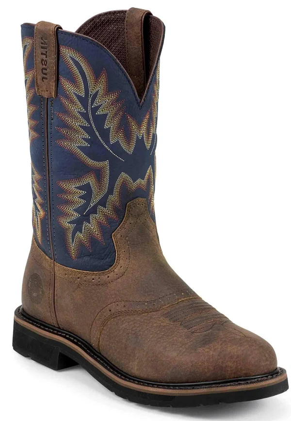 Justin Stampede Work Boots - Steel Toe