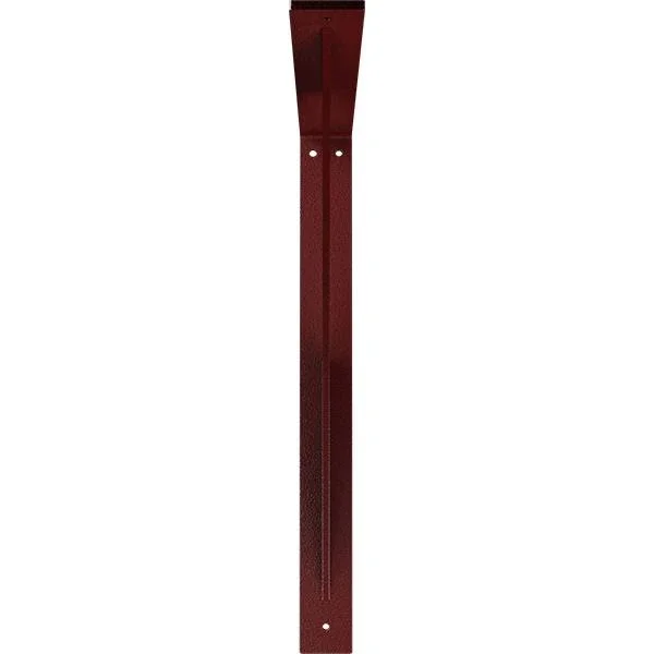 2x22W x 20x22D x 20x22H Legacy Steel Bracket Hammered Bright Red