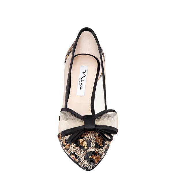 Nina Bianca Gold/Black - Women's, Size: 7