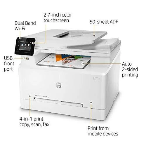 HP LaserJet Pro M281cdw All in One Wireless Color Printer - Scan, Copy and Fax -Factory Refurbished
