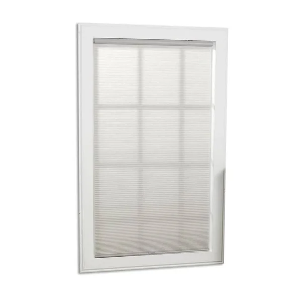 Allen + Roth 43.5-in x 64-in Gray Light Filtering Cordless Cellular Shade Polyester - CCLFLG434640