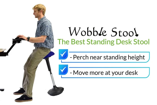 Wobble Stool Standing Desk Chair for Active Sitting Modern Sit Stand