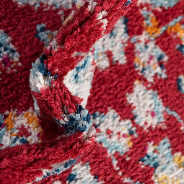 Aurelia 12 ft Runner Magenta Red Floral Area Rug