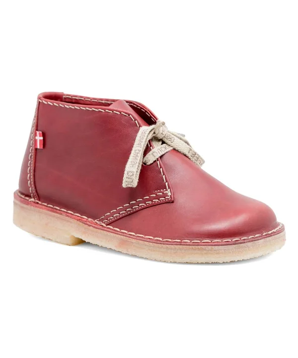 Duckfeet Sjaelland Desert Chukka Boot - Size: 37, Granate Leather