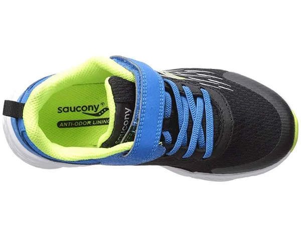 Saucony Wind A/C Sneaker Black/Blue - Size 1W