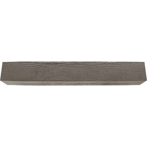 Ekena Millwork MANURS04X08X48BD 4x22H x 8x22D x 48x22W Rough Sawn Faux Wood Fireplace Mantel - Burnished Honey Dew