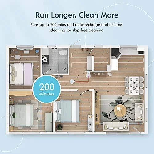 Yeedi VAC Station - Self-Emptying Robot Vacuum Cleaner, Vacuum & Mop, 30 Days Auto Empty, 3000Pa SUCTION, Carpet DETECT, Smar