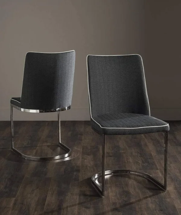 Safavieh Parkston Side Chair, Set of 2, Black