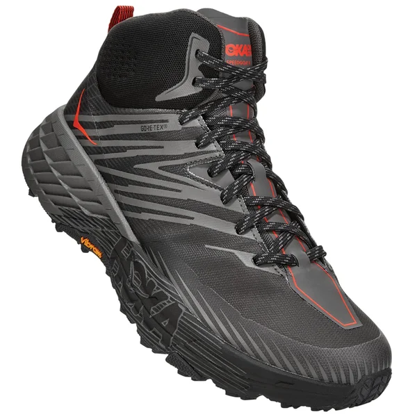 Hoka One One Men's Speedgoat Mid 2 GTX - Anthracite/Dark Gull Grey