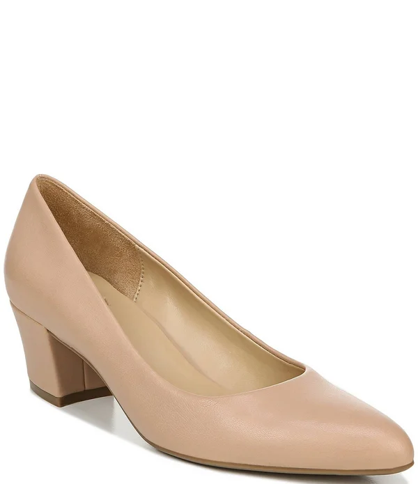 Naturalizer Carmen Pumps - Nude Leather