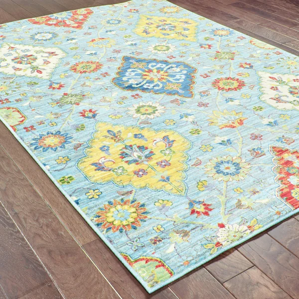 Oriental Weavers Joli 4929L Blue/ Multi Area Rug (9&10x22 x 12&10x22)