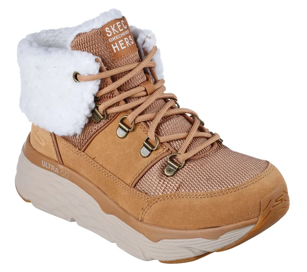 Skechers Women's Max Cushioning - Pinnacle Boots, Chestnut, 5.0