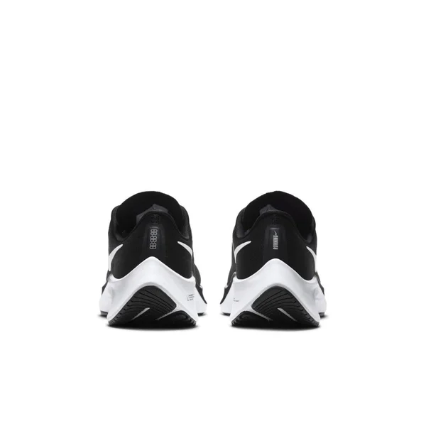 Nike Big Kids& Air Zoom Pegasus 37 Shoes - Black/White - 4.5