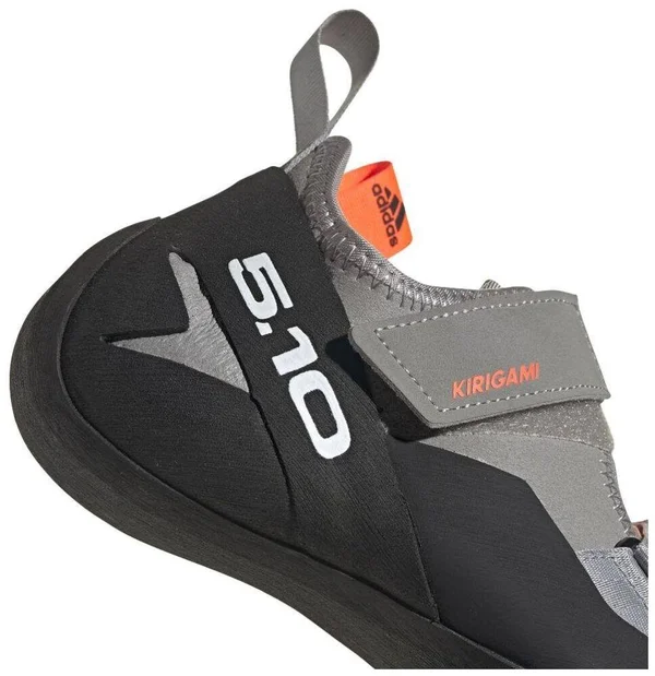 Five Ten Women's Kirigami Climbing Shoe - 10 - Dove Grey, Black, Solar Red