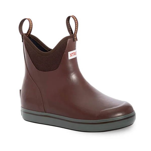 Xtratuf Men's 6 in Ankle Deck Boot Maroon, 13