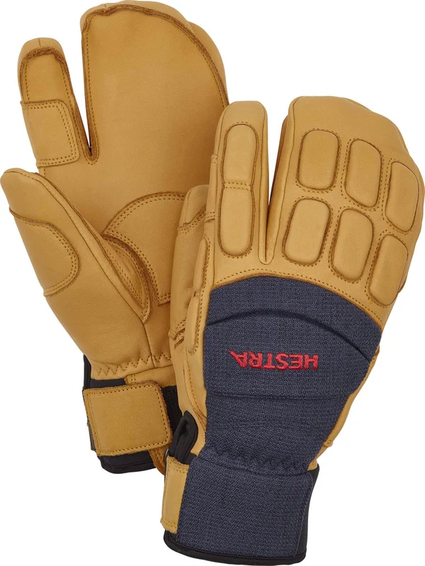 Hestra Vertical Cut CZone 3-Finger Glove Navy/Tan 9