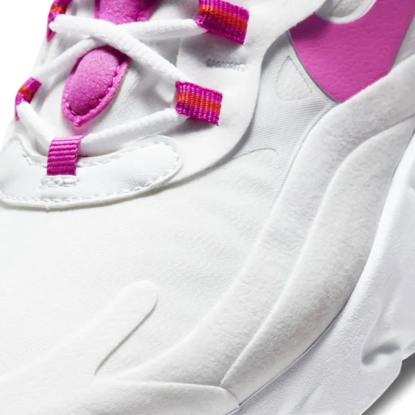 Nike Air Max 270 React White/Fire Pink Women's Shoes - Size: 7