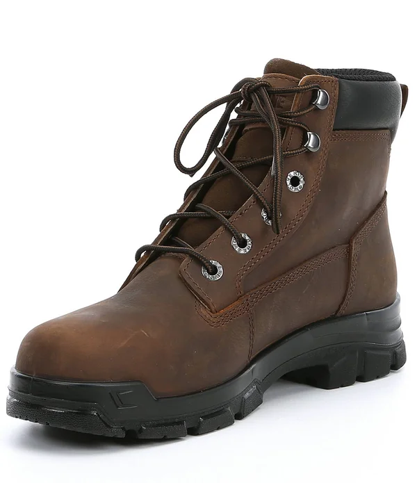 Men's Wolverine Chainhand Waterproof Steel Toe Work Boot - Size: 9.5, Black