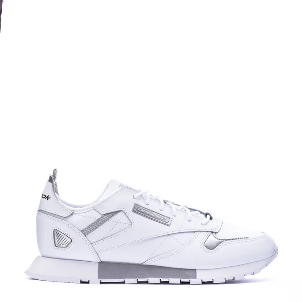 Reebok CL Leather Reedux Sneaker - Women's - White/Silver Metallic