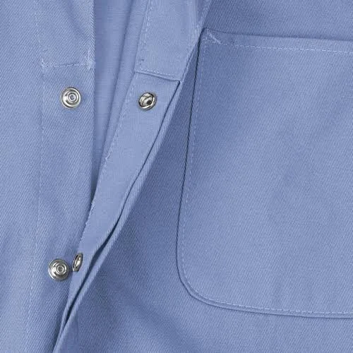 Red Kap Snap-Front Cotton Coverall - Size: 52, Postman Blue