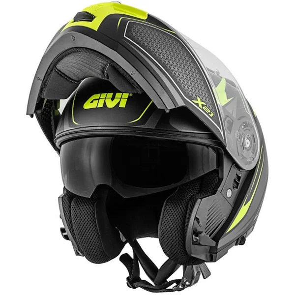 Givi X.21 Challenger Shiver Helmet, black-yellow, Size L