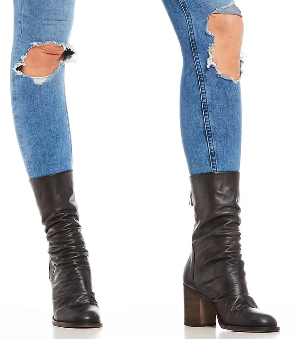 Free People Women's Elle Block Heel Booties