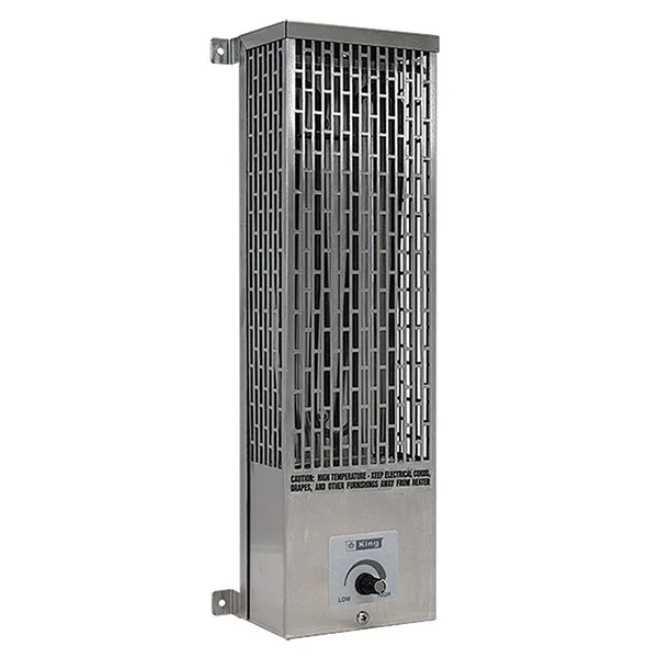 King Electric 500W/120V Pump House Heater, Stainless Steel, U1250-SS