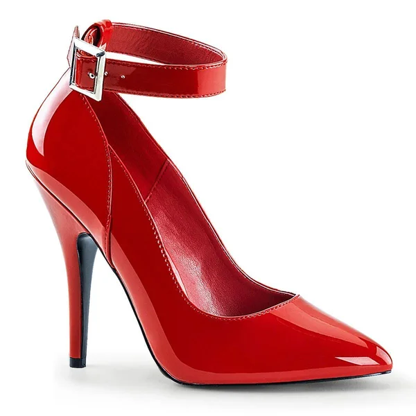 Pleaser - Seduce-431 14, Red Patent