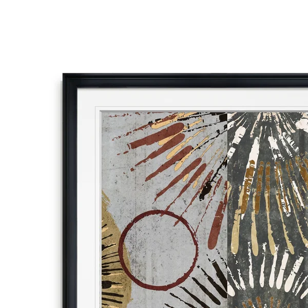 Outburst Tiles II -Framed Giclee Print - 38x38