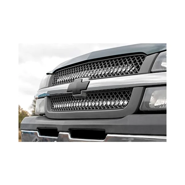 Rough Country Chevy 30 inch LED Hidden Grille Kit Chrome Series 03-06 Silverado 1500/2500 70704
