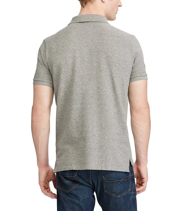 Polo Ralph Lauren Men's Custom Slim Fit Mesh Polo - Polo Black