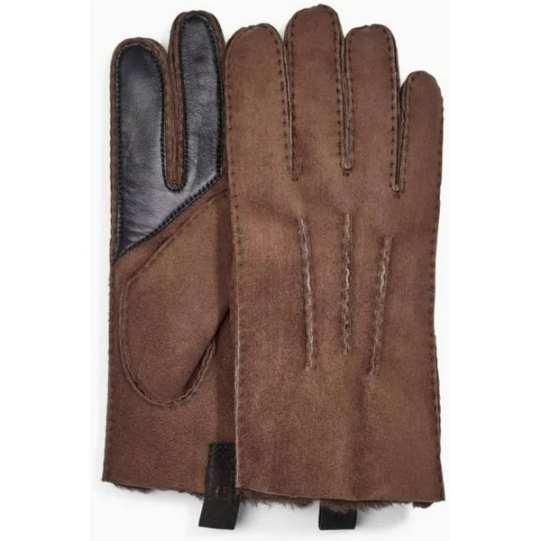 Ugg Men's Shearling 3pt Glove Sheepskin in Chocolate - Size M