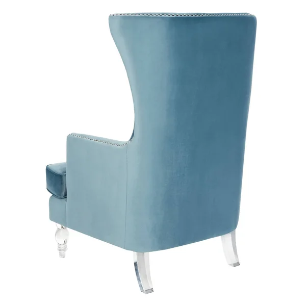 Safavieh Geode Modern Wingback Chair - Light Blue