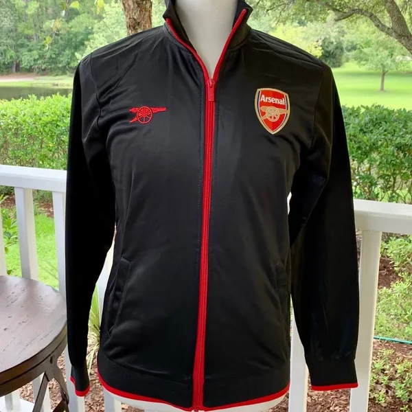 Arsenal Football Club Official Soccer Gift Mens Retro Track Top Jacket