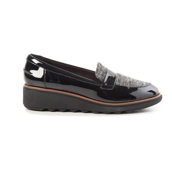Clarks Sharon Gracie Women's Loafers - Size: 10, Black Tweed