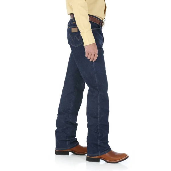 Wrangler Men's Cowboy Cut Navy Stretch Slim Fit Jean