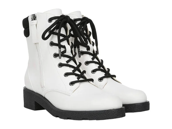 Dr. Scholl&s Tayler Women's Combat Boots - Size: 7, White