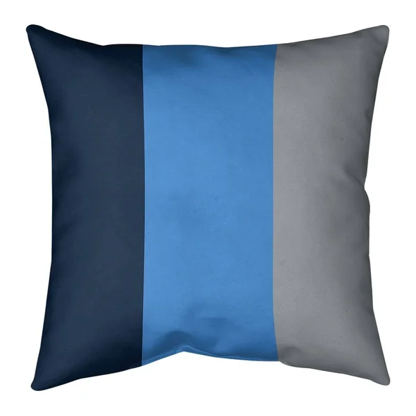 Tennessee Tennessee Football Stripes Pillow-Faux Linen - 16 x 16 - Square - Zipper Closure - Medium - Removable Cover - Accent