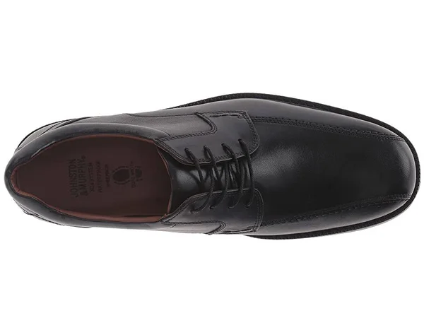 Johnston & Murphy Men's Stanton RUN-OFF, Black Waterproof Calfskin Size: 7.5 M