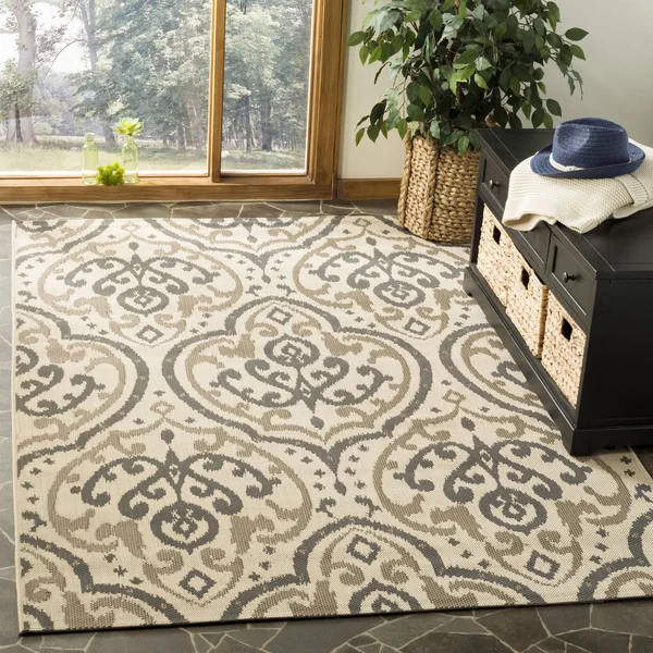Safavieh Martha Stewart MSR4114-23612 2&7x22 x 8&2x22 Runner Beige - Anthracite Area Rug