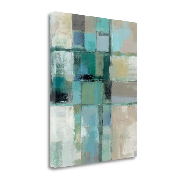 Tangletown Fine Art 28x22 x 23x22 Island Hues Crop II Giclee Print on Gallery Wrap Canvas