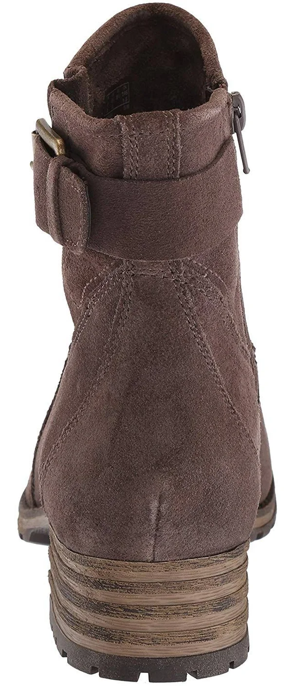 Women's Clarks Marana Amber Ankle Boot - Size: 6, Taupe Suede