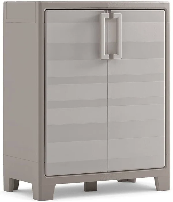 Kis Gulliver 9752000 0462 02 Plastic Cupboard, Low, 1 Piece, Beige