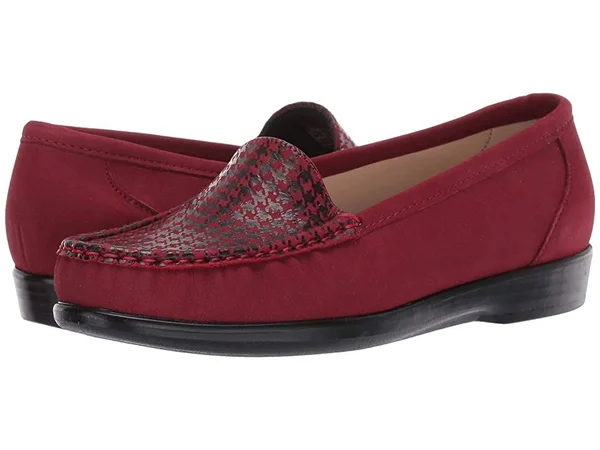 SAS Women's Simplify Red Tetris 7.5 Narrow