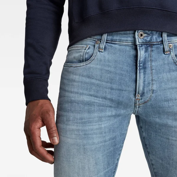 G-Star Raw Men Revend Skinny Jeans Medium Blue Size 30-36