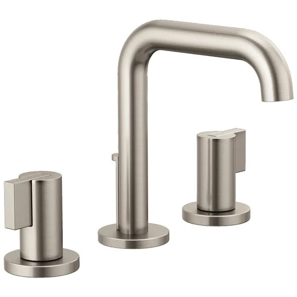 Brizo 65335LF-NKLHP Litze Luxe Nickel Widespread Lavatory Faucet - Less Handles