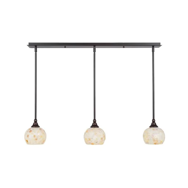 Toltec Lighting 36-DG-402 Any - Three Light Mini Pendant Dark Granite